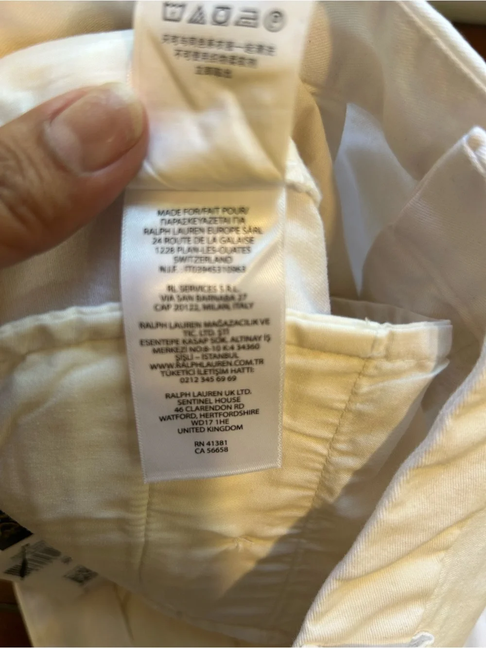 Polo Ralph Lauren Boys Size 20 White Chino Shorts NWT Pony Logo